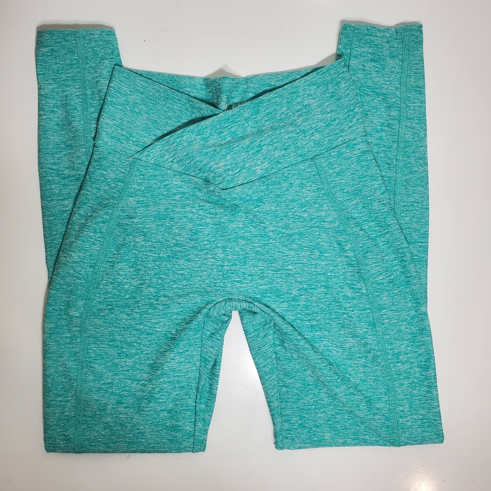 Bombshell Sportswear Brazilian Contour Legging Teal Small